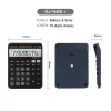 CTIFREE DJ-160Dplus fekete számológép, 145x190mm, 16 számjegy, TAX funkció, dual power, 2 év garancia