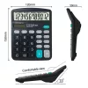 CTIFREE M-28 fekete számológép, 120x150mm, 12 számjegy, dual power, 2 év garancia