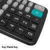 CTIFREE M-28 fekete számológép, 120x150mm, 12 számjegy, dual power, 2 év garancia