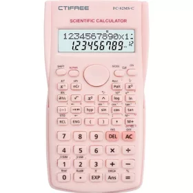   CTIFREE FC-82MS-C PINK rózsaszín tudományos számológép, 80x155mm, 2 év garancia