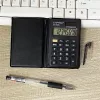 CTIFREE CT-200N mini fekete számológép, 62x96mm, 8 számjegy, dual power, 2 év garancia