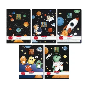   Herlitz Space Adventure A5 16-32 2. osztályos vonalas füzet
