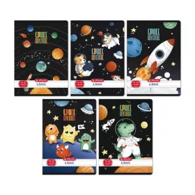   Herlitz Space Adventure A5 12-32 3. osztályos vonalas füzet