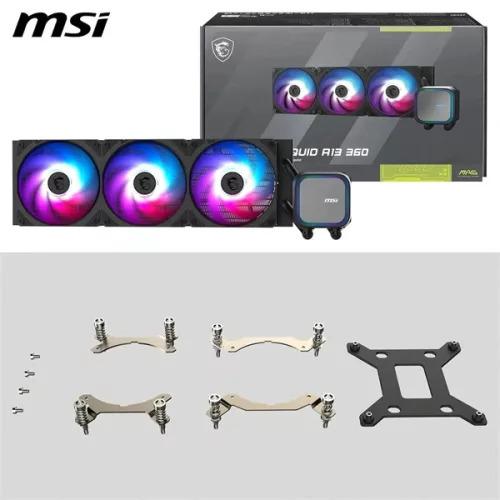 MSI Coreliquid A13 360 fekete vízhűtéses processzor hűtő