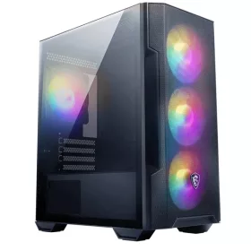   Skrinka MSI FORGE M100R (bez zdroja) s oknom, 4xARGB, čierna mATX