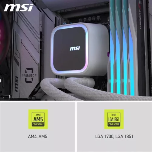 MSI Coreliquid A13 240 fehér vízhűtéses processzor hűtő