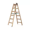 DRABEST STANDARD 2x6 lépcsős fa létra, összecsukható