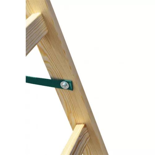 DRABEST STANDARD 2x6 lépcsős fa létra, összecsukható