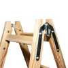 DRABEST STANDARD 2x7 lépcsős fa létra, összecsukható
