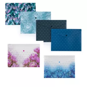 Oxybag PP A4 vegyes mintás patentos tasak