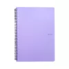 Oxybag Pastelini Lilac A4 60 lapos vonalas spirálfüzet