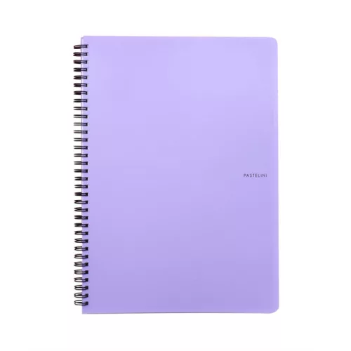 Oxybag Pastelini Lilac A4 60 lapos vonalas spirálfüzet