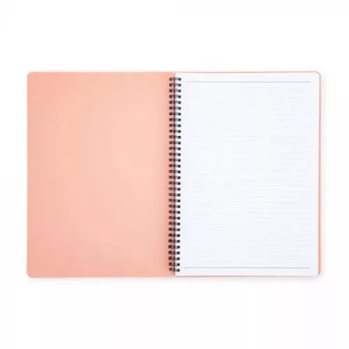Oxybag Pastelini Apricot A4 60 lapos vonalas spirálfüzet