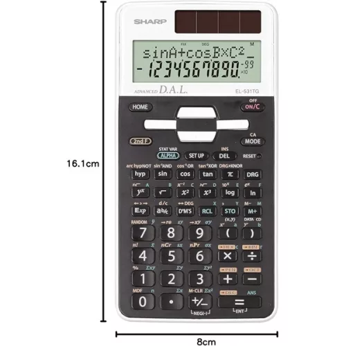 Sharp EL-531TGWH 273 funkciós tudományos számológép