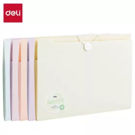 Deli Colorful A4 8 rekeszes vegyes színű irattartó mappa
