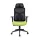 IRISOffice Mirage zelena/crna ergonomska uredska okretna stolica od tkanine i mreže s uzglavljem i naslonom