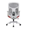 IRISOffice Avalon narančasto/siva ergonomska uredska okretna stolica od tkanine i mreže s naslonom