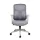 IRISOffice Avalon sivo/crna ergonomska uredska okretna stolica od tkanine i mreže s naslonom