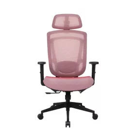  IRISOffice Nimbus crvena ergonomska uredska okretna stolica od tkanine i mreže s uzglavljem i naslonom