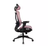 IRISOffice Nimbus crvena ergonomska uredska okretna stolica od tkanine i mreže s uzglavljem i naslonom