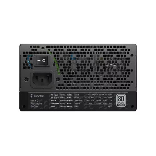 Modulárny zdroj Fractal Design Ion+ 2 550W (560W) 80+ Platinum s ventilátorom