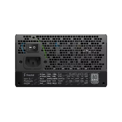 Modulárny zdroj Fractal Design Ion+ 2 650W (660W) 80+ Platinum s ventilátormi