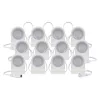 Emos GoSmart 255 cm-es lánc, 12 rész, 7 W, RGBIC+CCT, dimmelhető, WiFi LED reflektor