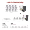 Emos GoSmart 85 cm-es lánc, 4 rész, 7 W, RGBIC+CCT, dimmelhető, WiFi LED reflektor