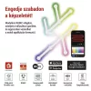 Emos GoSmart Lines fehér, 9 részből álló, 34 W, RGBIC dimmelhető, WiFi LED lámpa