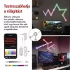 Emos GoSmart Lines fehér, 9 részből álló, 34 W, RGBIC dimmelhető, WiFi LED lámpa