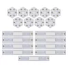 Emos GoSmart Lines fehér, 9 részből álló, 34 W, RGBIC dimmelhető, WiFi LED lámpa