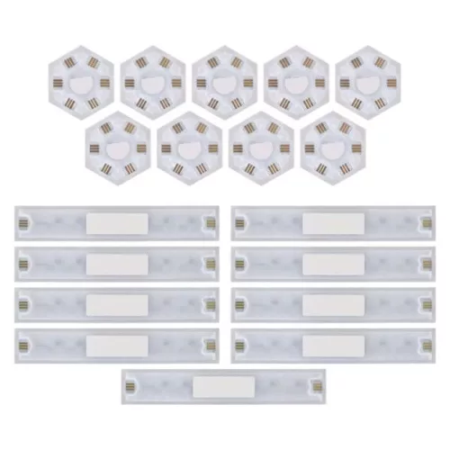 Emos GoSmart Lines fehér, 9 részből álló, 34 W, RGBIC dimmelhető, WiFi LED lámpa