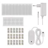 Emos GoSmart Lines fehér, 9 részből álló, 34 W, RGBIC dimmelhető, WiFi LED lámpa