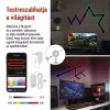 Emos GoSmart Lines fekete, 9 részből álló, 34 W, RGBIC dimmelhető, WiFi LED lámpa