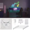 Emos GoSmart Hexagon, indító készlet, 10 rész, 19 W, RGBIC dimmelhető, WiFi LED lámpa
