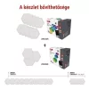 Emos GoSmart Hexagon, kiegészítő készlet,3 rész, 1,8 W, RGBIC dimmelhető, WiFi LED lámpa