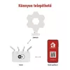Emos GoSmart Hexagon fehér, 6 részből álló, RGBIC dimmelhető, WiFi LED asztali lámpa