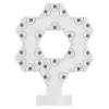 Emos GoSmart Hexagon fehér, 6 részből álló, RGBIC dimmelhető, WiFi LED asztali lámpa