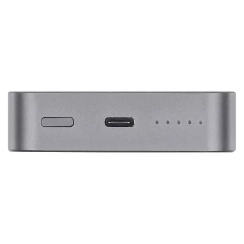 Emos WI 1046, 10 000 mAh, 20 W+Wireless, szürke powerbank