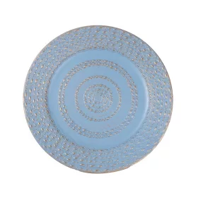 Tavă plastic IRIS, rotundă, turcoaz 33 cm
