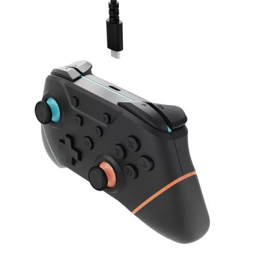 Armor3 M07467-BUOR NuChamp Nintendo Switch 2/OLED/Switch vezeték nélküli kék-narancssárga kontroller