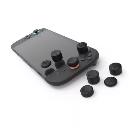 Hyperkin M07713 Pro Series Nintendo Switch 2 fekete hüvelykujj csúszásgátló csomag (8 db)