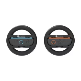   Hyperkin M07716 Nintendo Switch 2 fekete kormány kiegészítő csomag Joy-Con kontrollerhez (2 db)