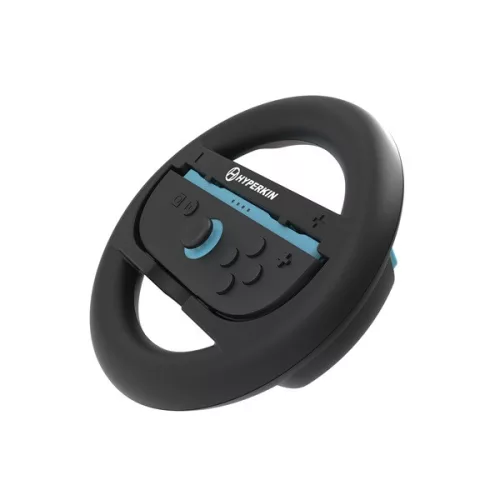 Hyperkin M07716 Nintendo Switch 2 fekete kormány kiegészítő csomag Joy-Con kontrollerhez (2 db)