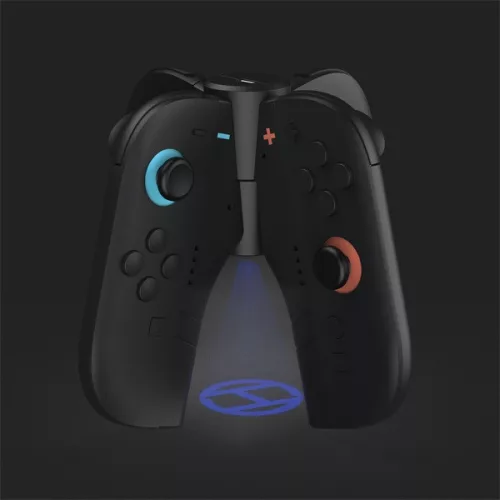 Hyperkin M07725 UltraBeam II Nintendo Switch 2 Joy-Con projektoros fekete töltőmarkolat