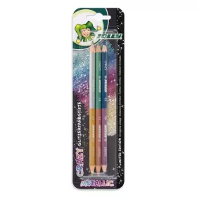   Jolly Superstick Crazy Metallic 3 db/6 szín kétvégű metál színesceruza készlet