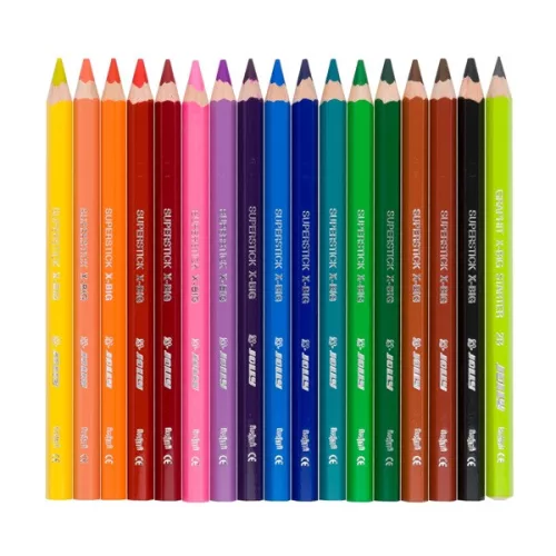 Jolly X-Big extra vastag 15+1 darabos színesceruza készlet