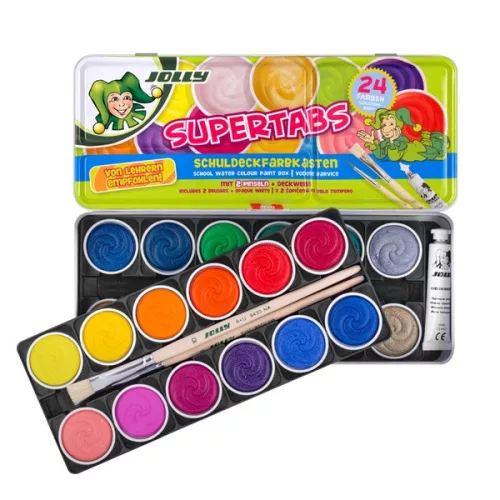 Jolly Supertabs set za akvarel od 24 dijela