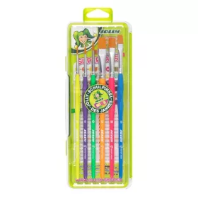 Jolly Neon 6 darabos ergonómikus fogós ecsetkészlet
