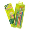 Jolly Neon 6 darabos ergonómikus fogós ecsetkészlet